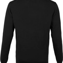 Truien Van Merino Wol Profuomo Pullover Merino V-Hals Zwart -Truien & Vesten Verkoop winkel 13761 8