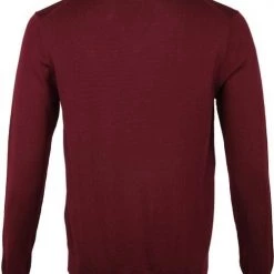 Truien Van Merino Wol Profuomo Pullover Merino V-Hals Bordeaux -Truien & Vesten Verkoop winkel 13770 10 1