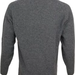 Lamswollen Truien William Lockie Pullover Lamswol V Grijs -Truien & Vesten Verkoop winkel 13925 5 1