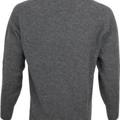 Lamswollen Truien William Lockie Pullover Lamswol V Grijs -Truien & Vesten Verkoop winkel 13925 5