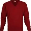 Lamswollen Truien William Lockie Pullover Lamswol V Poppy