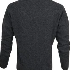 Lamswollen Truien William Lockie Trui Lamswol Charcoal Antraciet -Truien & Vesten Verkoop winkel 2628 6