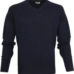 Lamswollen Truien William Lockie Pullover Lamswol V Midnight Navy 9 Lamswollen Truien William Lockie Pullover Lamswol V Midnight Navy -Truien & Vesten Verkoop winkel 2630 5 1
