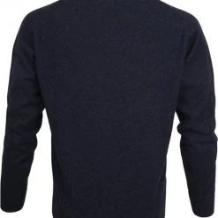 Lamswollen Truien William Lockie Pullover Lamswol O Midnight Navy -Truien & Vesten Verkoop winkel 2631 6