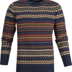 Wollen Truien Voor Heren Barbour Pullover Wol Dessin