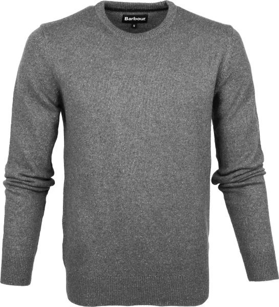 Wollen Truien Voor Heren Barbour Pullover Wol Tisbury Grijs 1 Wollen Truien Voor Heren Barbour Pullover Wol Tisbury Grijs