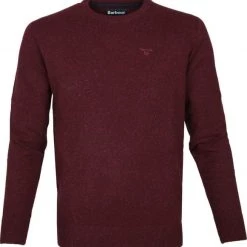 Wollen Truien Voor Heren Barbour Tisbury Trui Wol Bordeaux -Truien & Vesten Verkoop winkel 60293 1 1