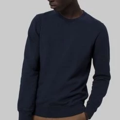 Sweaters Colorful Standard Sweater Navy Blue -Truien & Vesten Verkoop winkel 61286 4