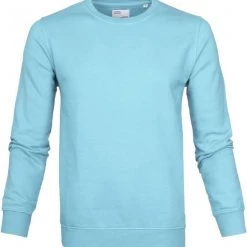 Sweaters Colorful Standard Sweater Polar Blue -Truien & Vesten Verkoop winkel 61290 1 1