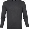 Tommy Hilfiger Pullover O-Hals Antraciet