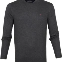 Tommy Hilfiger Pullover O-Hals Antraciet