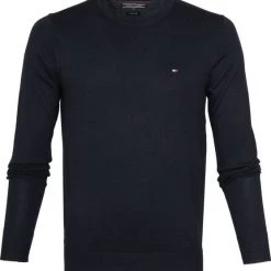Tommy Hilfiger Pullover O-Hals Navy -Truien & Vesten Verkoop winkel 61695 1 1
