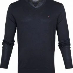 Tommy Hilfiger Pullover V-Hals Navy