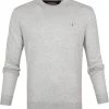 Tommy Hilfiger Pullover O-Hals Lichtgrijs