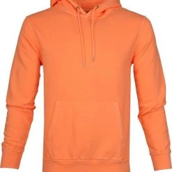 Hoodies Colorful Standard Hoodie Neon Oranje