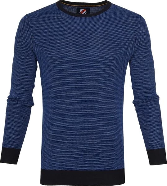 Suitable Katoen Bince Pullover Blauw 6 Suitable Katoen Bince Pullover Blauw - Afbeelding 6