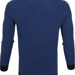Suitable Katoen Bince Pullover Blauw 9 Suitable Katoen Bince Pullover Blauw -Truien & Vesten Verkoop winkel 63413 4