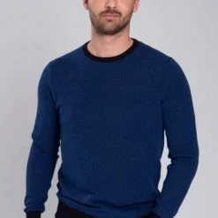 Suitable Katoen Bince Pullover Blauw 10 Suitable Katoen Bince Pullover Blauw -Truien & Vesten Verkoop winkel 63413 5