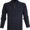Wollen Truien Voor Heren Barbour Trui Wol Patch Navy