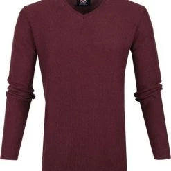 Suitable Katoen Neil Pullover Bordeaux -Truien & Vesten Verkoop winkel 64081 1 1