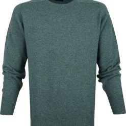 Wollen Truien Voor Heren William Lockie Lamswol Middengroen -Truien & Vesten Verkoop winkel 64278 1 1