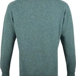 Wollen Truien Voor Heren William Lockie Lamswol Middengroen -Truien & Vesten Verkoop winkel 64278 4