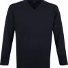 Wollen Truien Voor Heren William Lockie V-Hals Lamswol Navy