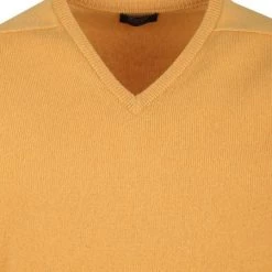 Wollen Truien Voor Heren William Lockie V-Hals Lamswol Geel -Truien & Vesten Verkoop winkel 64290 2 1