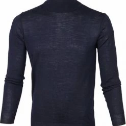 Truien Van Merino Wol Suitable Merino Coltrui Pull Donkerblauw