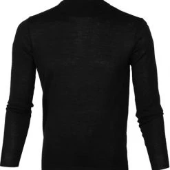 Truien Van Merino Wol Suitable Merino Coltrui Pull Zwart