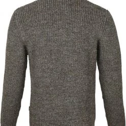 Wollen Truien Voor Heren Barbour NewTyne Zip Trui Wol Donkergroen -Truien & Vesten Verkoop winkel 67675 4