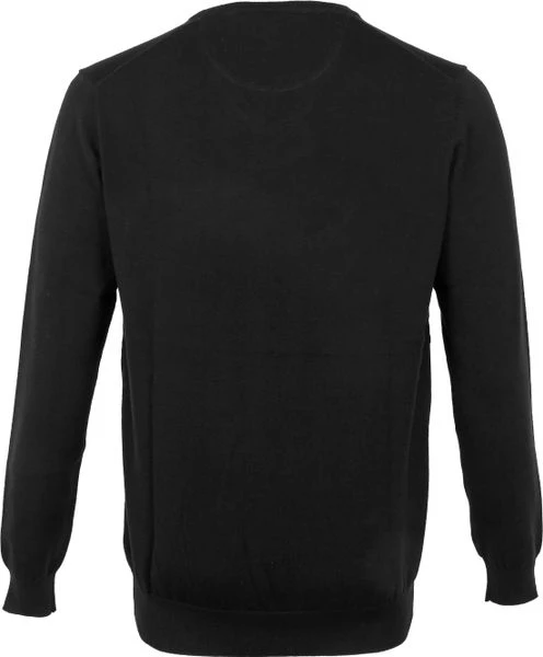 Suitable Katoen Vini Pullover V-Hals Zwart 4 Suitable Katoen Vini Pullover V-Hals Zwart - Afbeelding 4