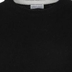 Lamswollen Truien Suitable Fijn Lamswol 7 Garen Pullover O-Hals Zwart -Truien & Vesten Verkoop winkel 67953 2 1