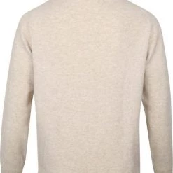 Wollen Truien Voor Heren William Lockie V-Hals Lamswol Beige -Truien & Vesten Verkoop winkel 68246 4