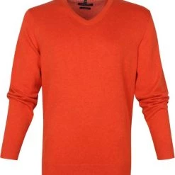 Casa Moda Pullover V Oranje -Truien & Vesten Verkoop winkel 68335 1 1
