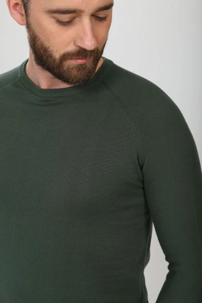 Suitable Scott Pullover Groen 3 Suitable Scott Pullover Groen - Afbeelding 3