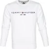 Sweaters Tommy Hilfiger Sweater Logo Wit