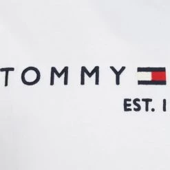 Sweaters Tommy Hilfiger Sweater Logo Wit -Truien & Vesten Verkoop winkel 69244 3