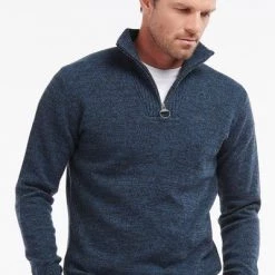 Lamswollen Truien Barbour Half Zip Trui Lamswol Donkerblauw 10 Lamswollen Truien Barbour Half Zip Trui Lamswol Donkerblauw -Truien & Vesten Verkoop winkel 70073 12