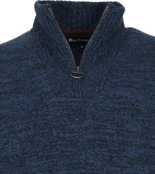 Lamswollen Truien Barbour Half Zip Trui Lamswol Donkerblauw 2 Lamswollen Truien Barbour Half Zip Trui Lamswol Donkerblauw - Afbeelding 2