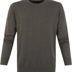 Suitable Respect Oini Pullover O-hals Donkergroen