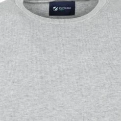 Suitable Respect Oini Pullover O-hals Grijs -Truien & Vesten Verkoop winkel 70566 2