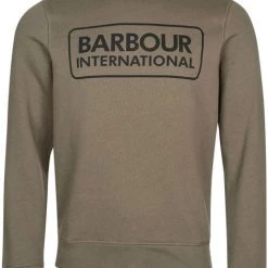 Sweaters Barbour International Trui Logo Khaki -Truien & Vesten Verkoop winkel 70669 1 1