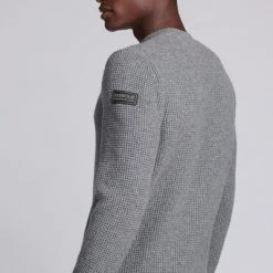 Sweaters Barbour International Transmisson Trui Gebreid Antraciet -Truien & Vesten Verkoop winkel 70670 4