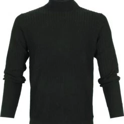 Wollen Truien Voor Heren Blue Industry Coltrui Mix Wol KBIW21 Donkergroen -Truien & Vesten Verkoop winkel 70675 1 1