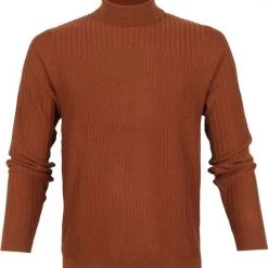 Wollen Truien Voor Heren Blue Industry Coltrui Mix Wol KBIW21 Bruin