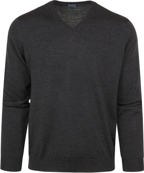 Truien Van Merino Wol Olymp Trui Merino Antraciet 5 Truien Van Merino Wol Olymp Trui Merino Antraciet - Afbeelding 5