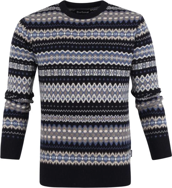 Lamswollen Truien Barbour Isle Trui Wol Dessin Donkerblauw 1 Lamswollen Truien Barbour Isle Trui Wol Dessin Donkerblauw