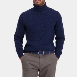 Coltruien Voor Heren New Zealand Auckland Coltrui Hiwea Donkerblauw -Truien & Vesten Verkoop winkel 70933 5