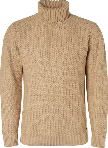 Wollen Truien Voor Heren No-Excess Coltrui Mix Wol Beige 1 Wollen Truien Voor Heren No-Excess Coltrui Mix Wol Beige